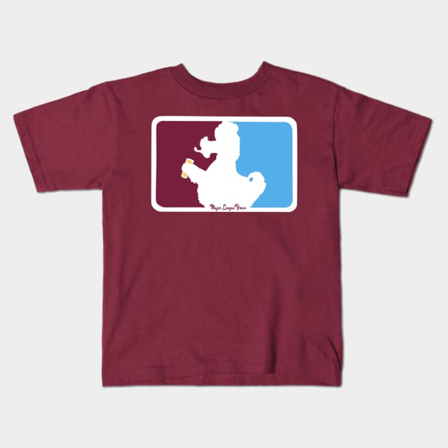 Phanatic Mascot Major League Brews Kids T-Shirt by Major League Brews 